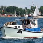 Fischerboot vor der Insel Aaro