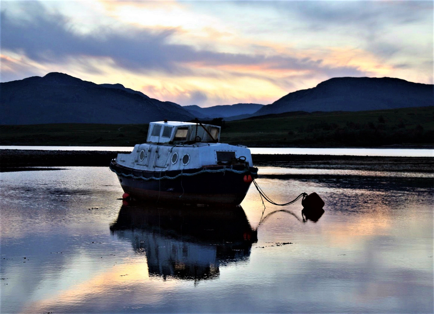 Fischerboot vor der Isle of Skye