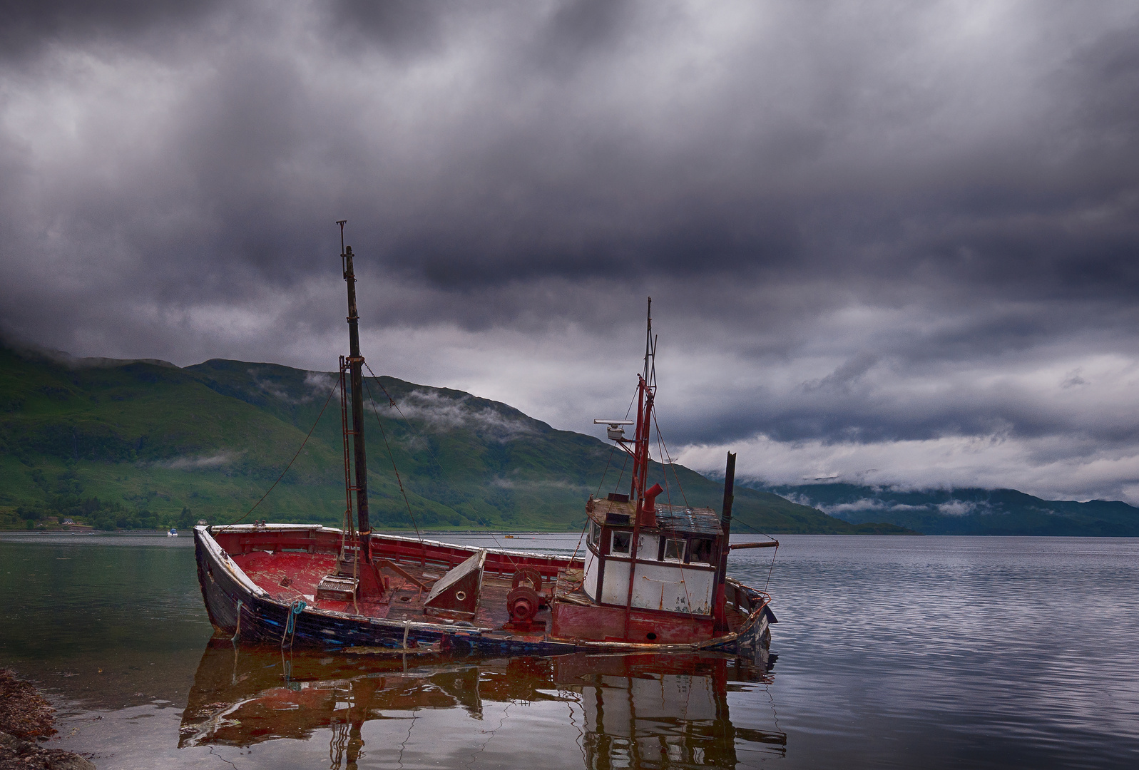 Fischerboot_am_Abend