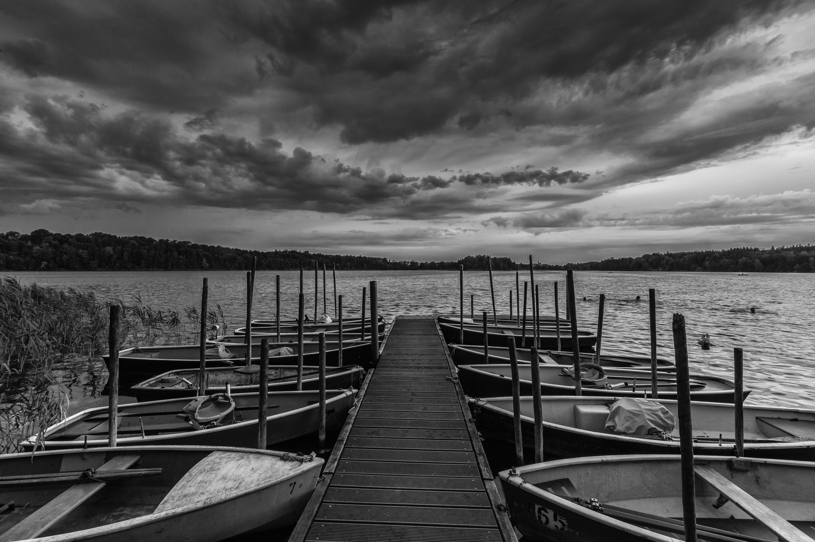 Fischerboote am Abtsee