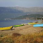 Fischerboote am Ohrid See