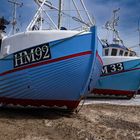 Fischerboote am Strand