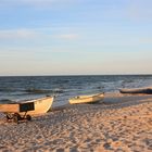 Fischerboote am Strand