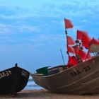 Fischerboote am Strand