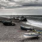 Fischerboote am Strand