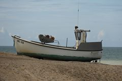 Fischerboote am Strand