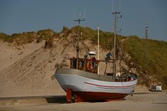 Fischerboote am Strand