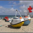 Fischerboote am Strand