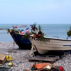 Fischerboote am Strand von Yport / Normandie I