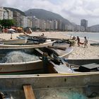 Fischerboote an der Copacabana