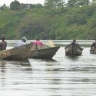 Fischerboote auf dem Nil am Victoriasee