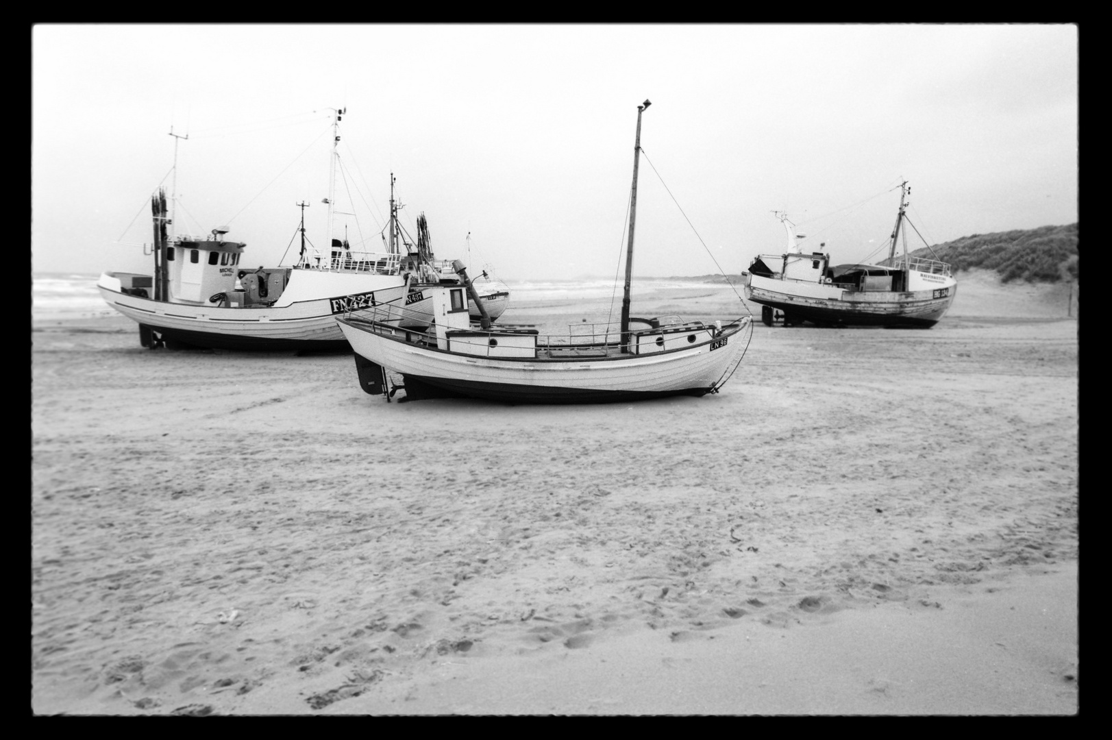 Fischerboote auf dem Strand