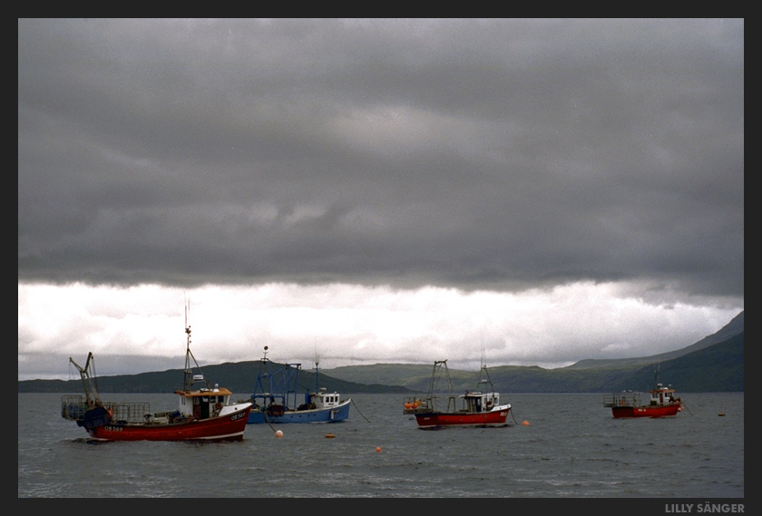 Fischerboote auf Isle of Skye