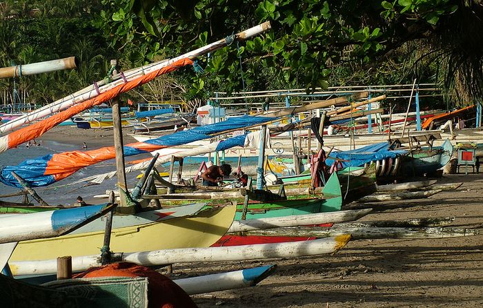 Fischerboote auf Lombok