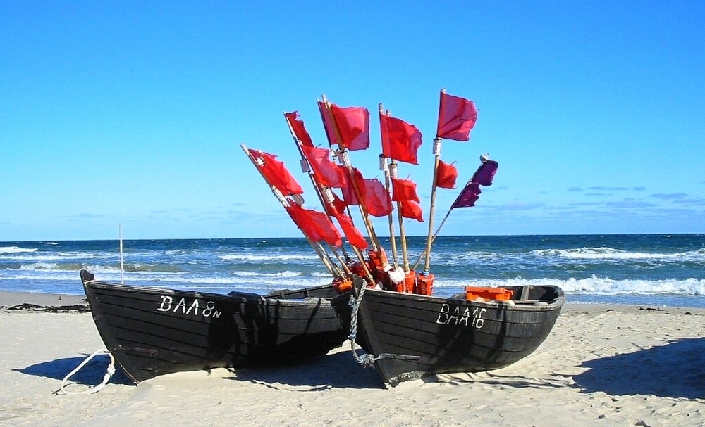 Fischerboote auf Rügen