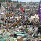 Fischerboote bei Cape Coast