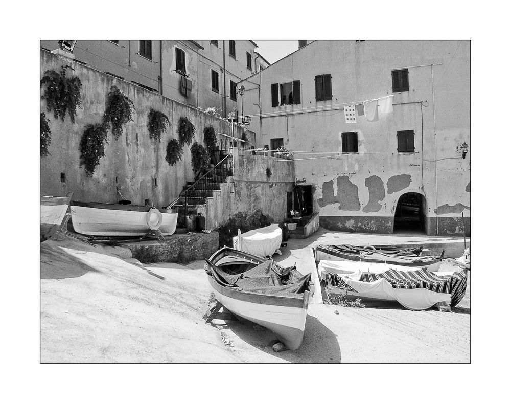 Fischerboote im alten Hafen, Marciana marina, Elba