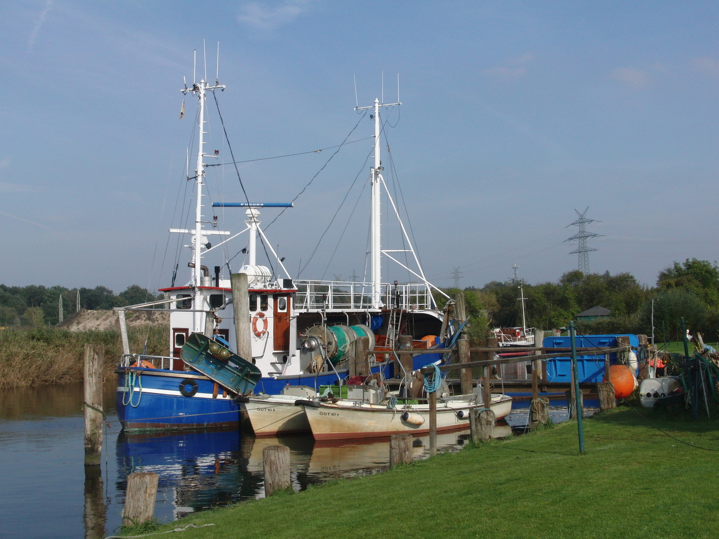 Fischerboote im Gothmunder Hafen !