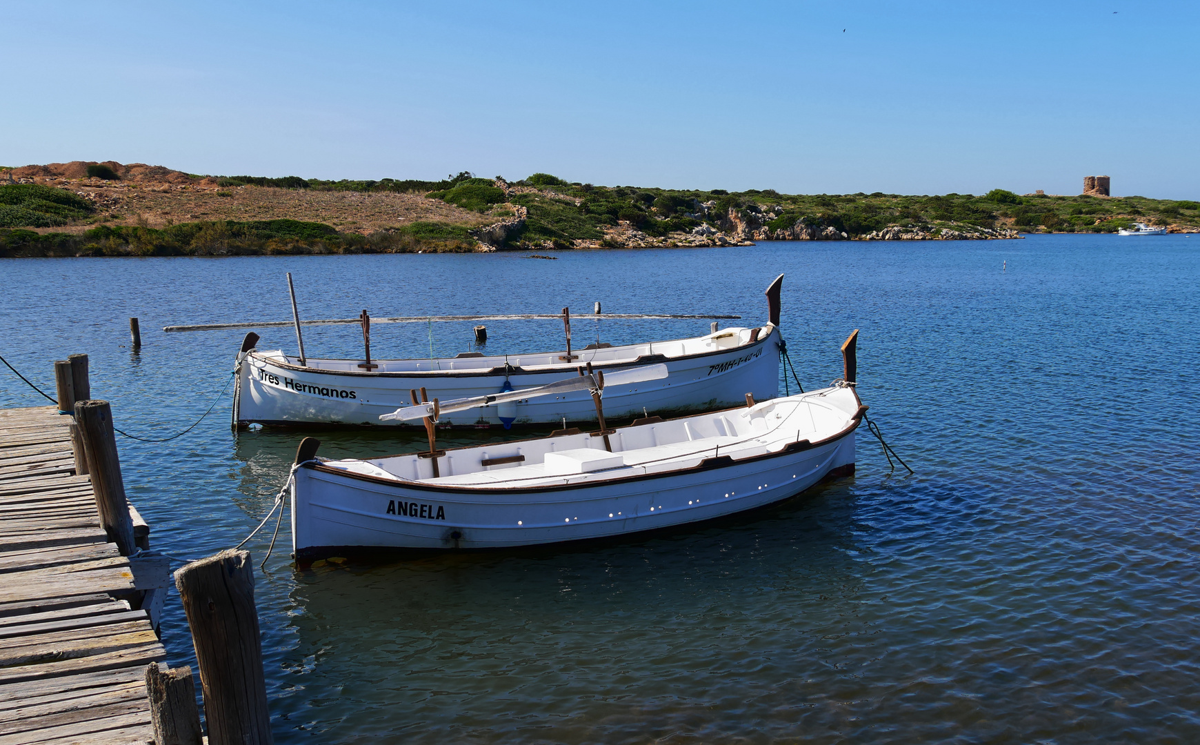 Fischerboote im Hafen