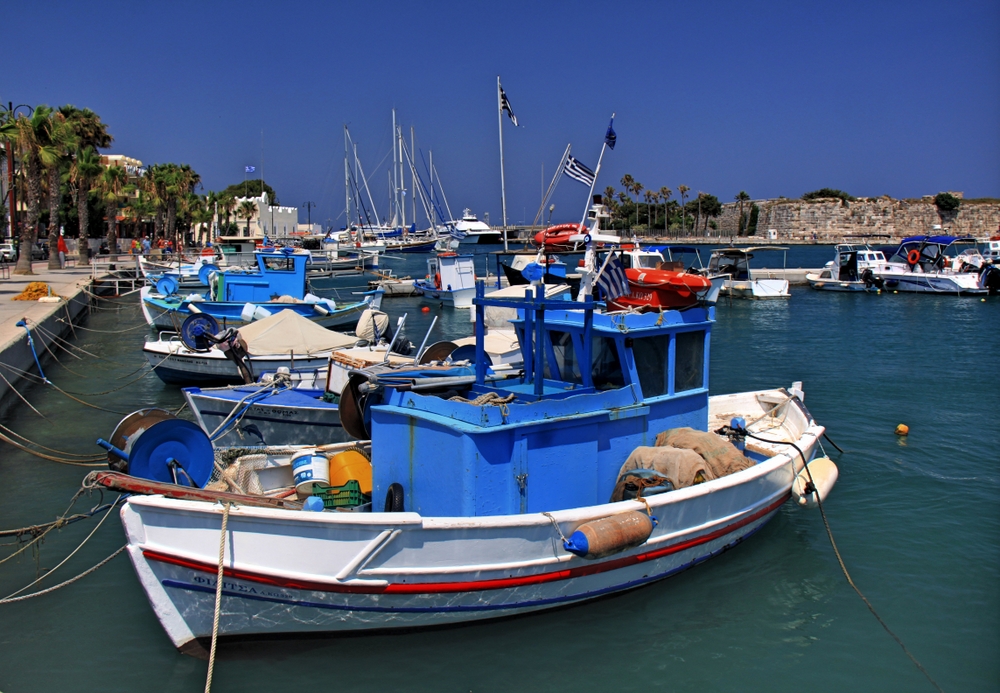 Fischerboote im Hafen (2)