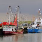 Fischerboote im Hafen Büsum