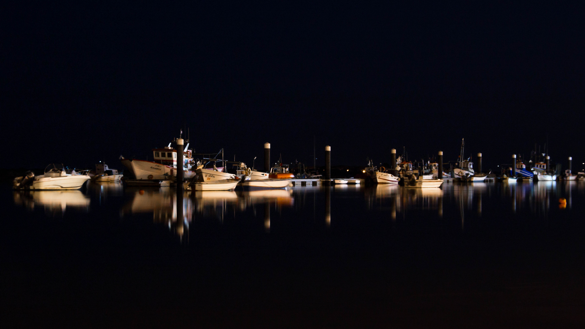 Fischerboote im Hafen