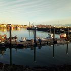 Fischerboote im Hafen - Howth