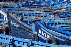 Fischerboote im Hafen von Essaouira