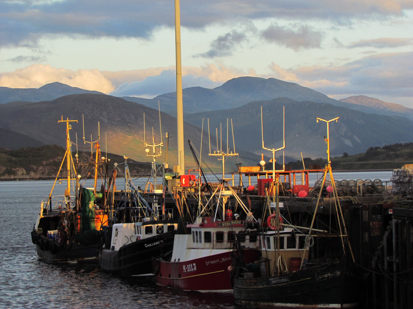 Fischerboote im Hafen von Ullapool