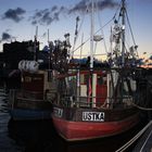 Fischerboote im hafen von Ustka