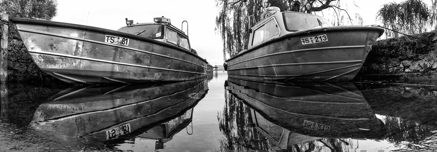 fischerboote im minihafen