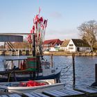 Fischerboote im Wiecker Fischerhafen