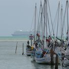 Fischerboote in Belize City