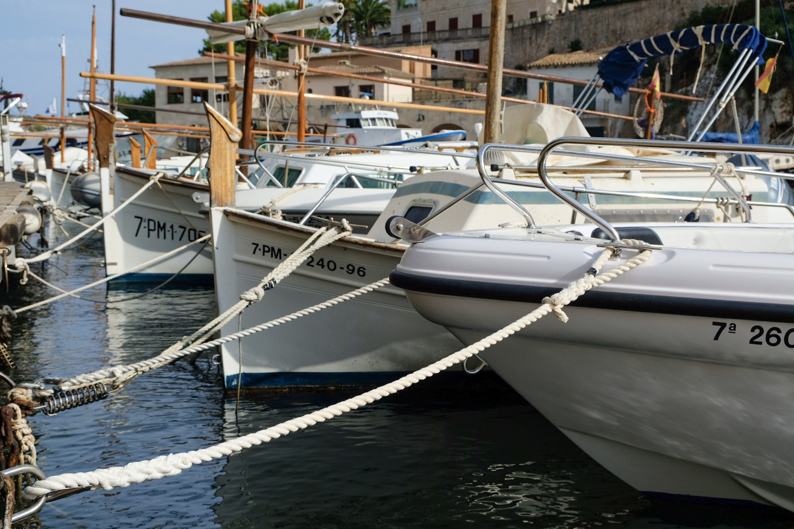 Fischerboote in Cala Figuera 