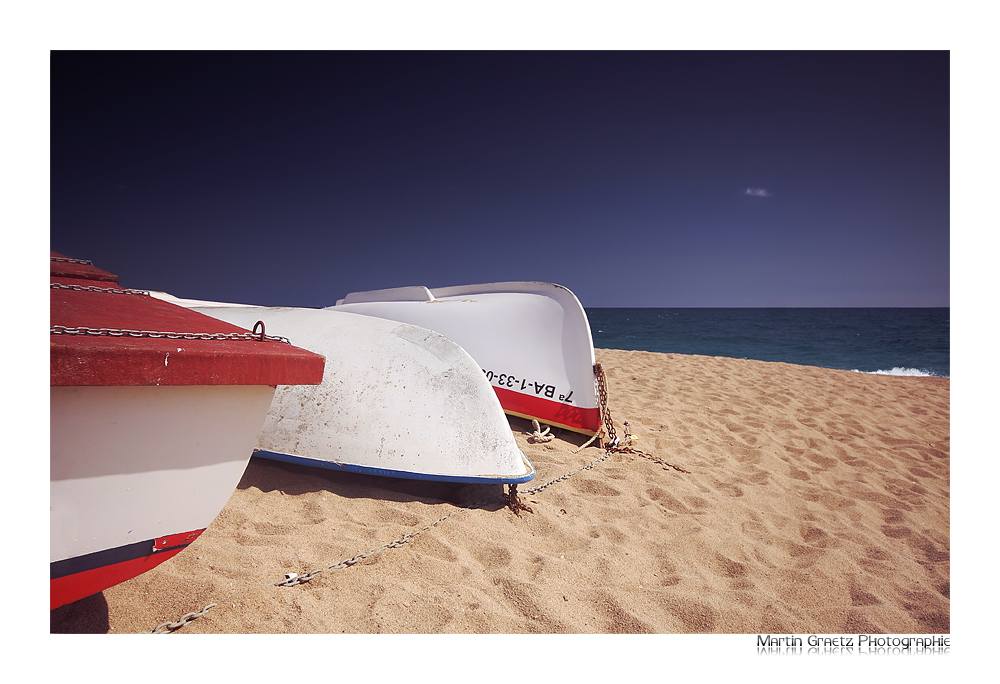 Fischerboote in Calella