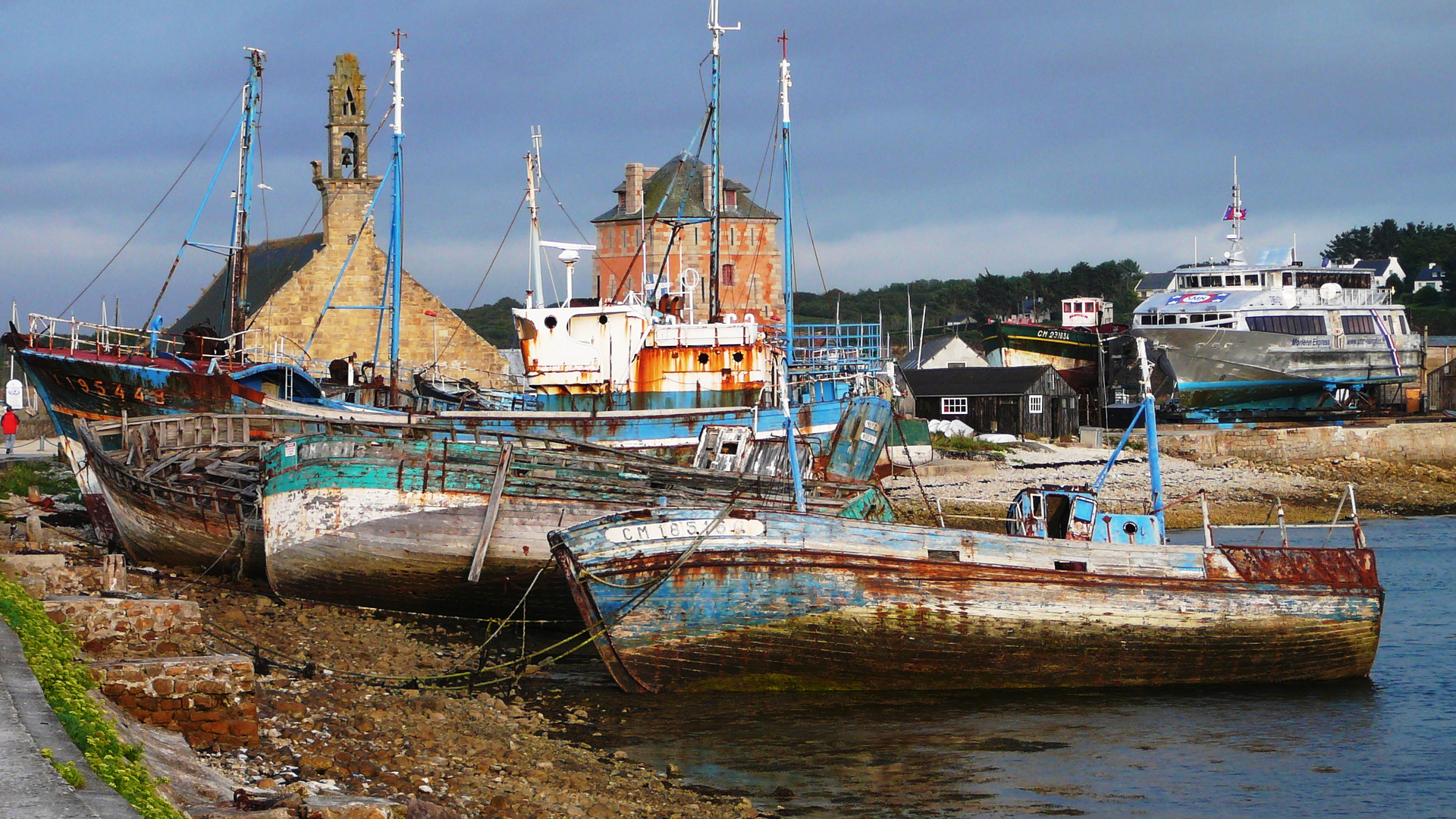 Fischerboote in Camaret sur mer