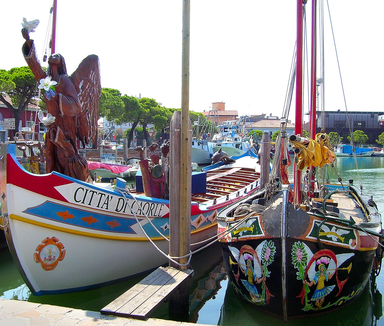 Fischerboote in Caorle (Italien)