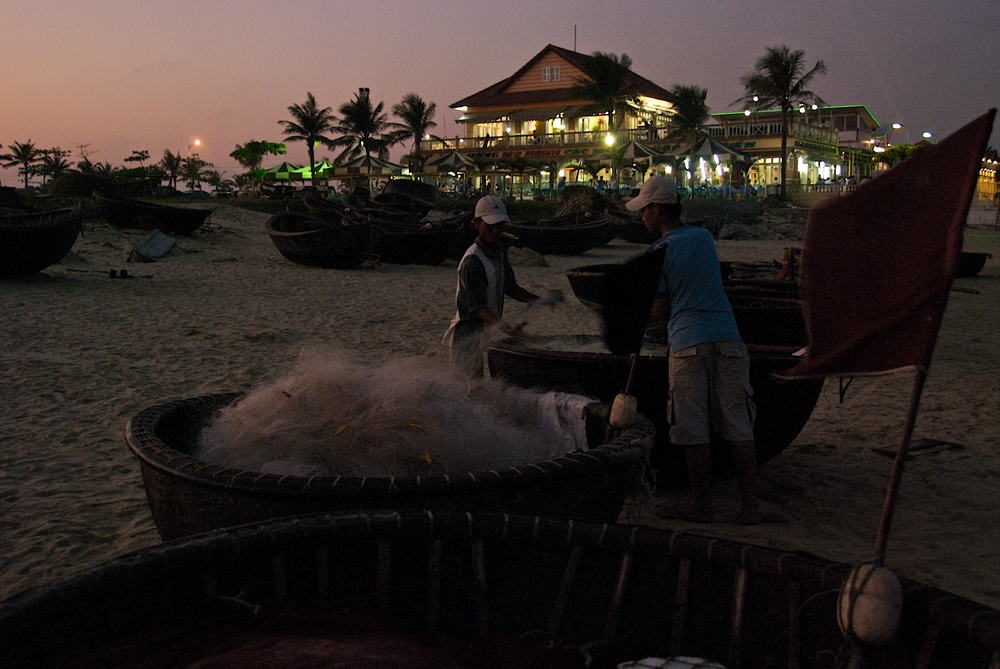 Fischerboote in Da Nang 2