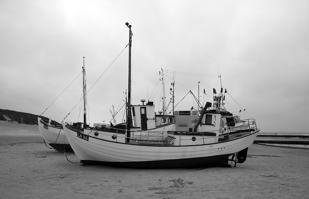Fischerboote in Dänemark
