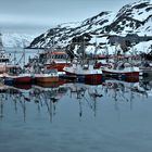 Fischerboote in Kamoyvaer, Nordkap