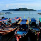 Fischerboote in Koh Samui