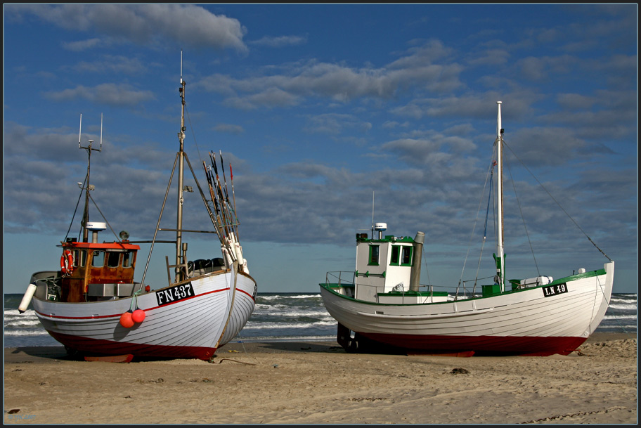 Fischerboote in Løkken