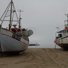 Fischerboote in Lökken...
