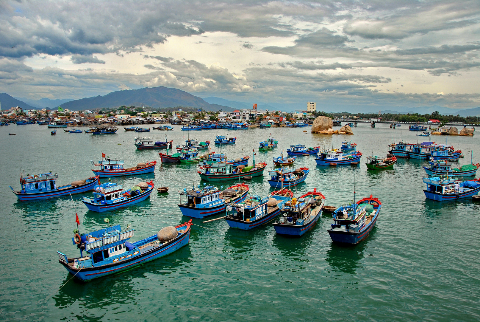 Fischerboote in Nha Trang