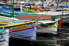 Fischerboote in Nizza