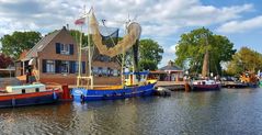 Fischerboote in Putten