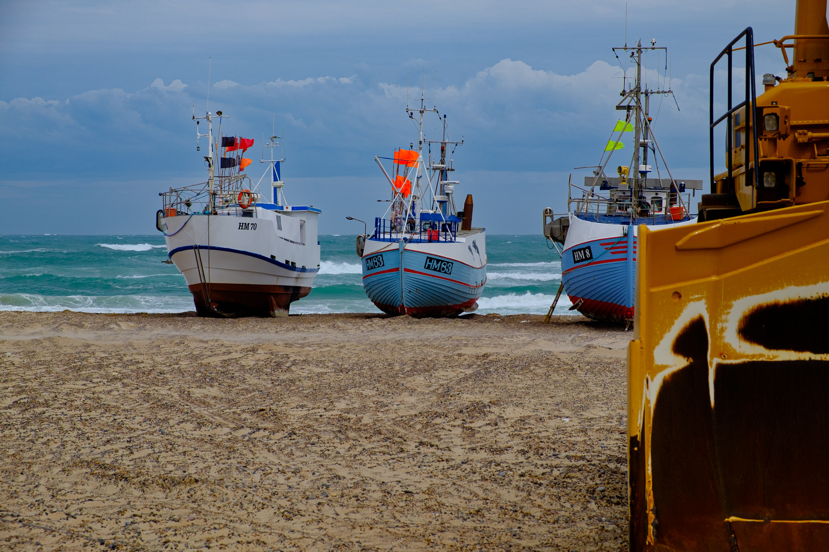 Fischerboote in Thorupstrand