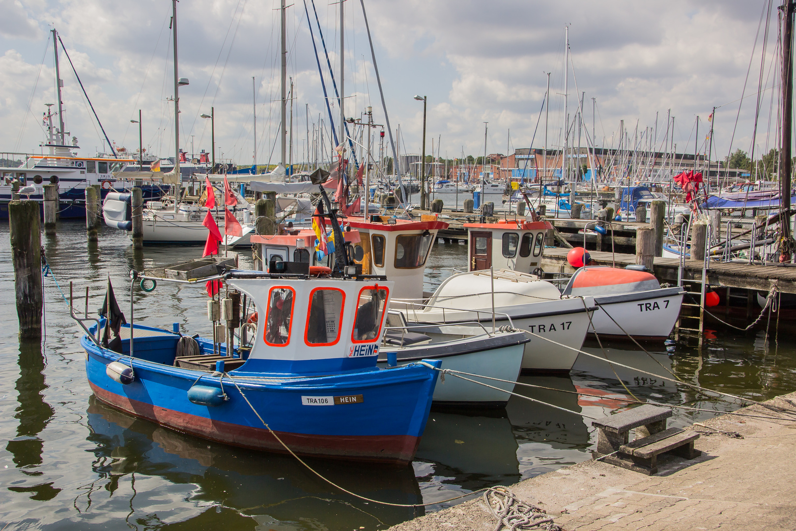 Fischerboote in Travemünde