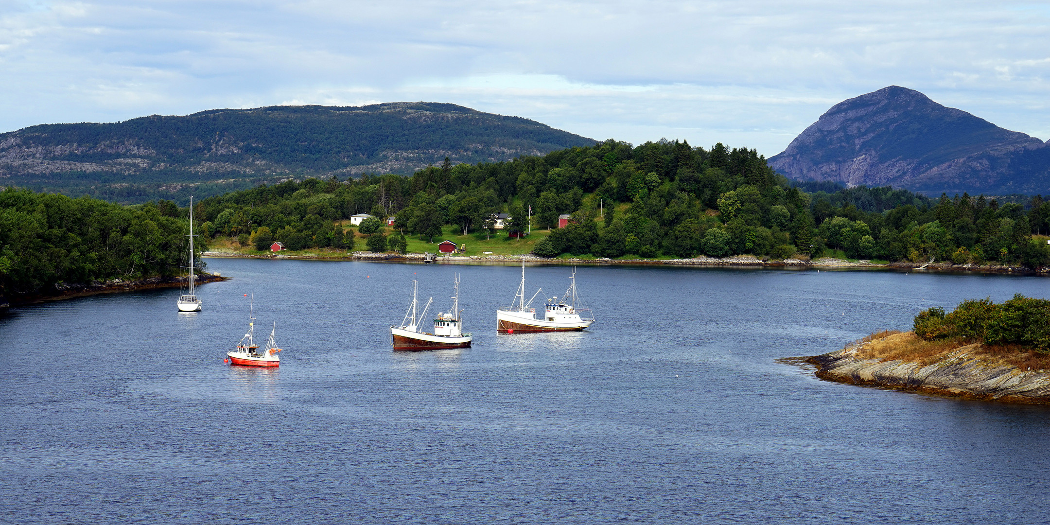 Fischerboote vor Anker