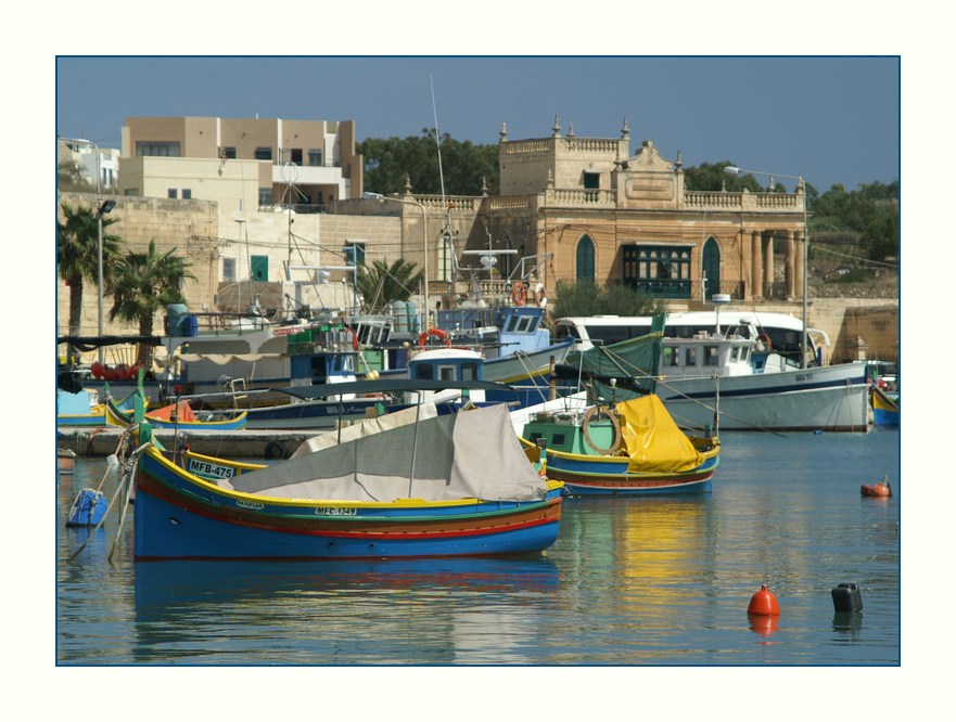 Fischerboote vor Marsaxlokk